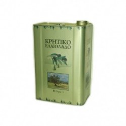 Metallic olive oil container 10L