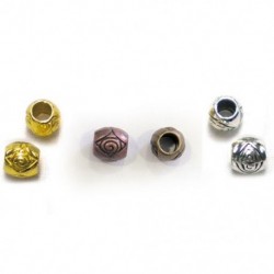 Metallic beads 20pcs