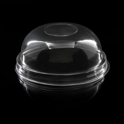 Dome lid closed for Disposable glass PP 300-400-500ml 100pcs
