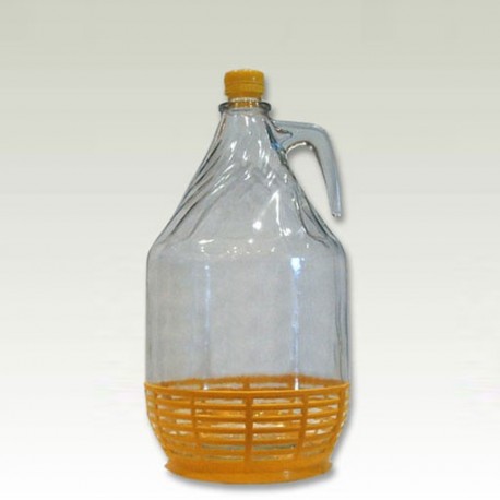 Glass bottle with cap 5000ml