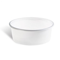 Round container 1280gr N140 with lid N141 10pcs