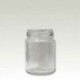 Straight glass jar 106ml with metal lid