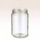 Straight glass jar 300ml with metal lid