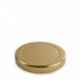 Μεταλλικό καπάκι χρυσό Φ 63mm