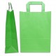 Paper bag flat light green