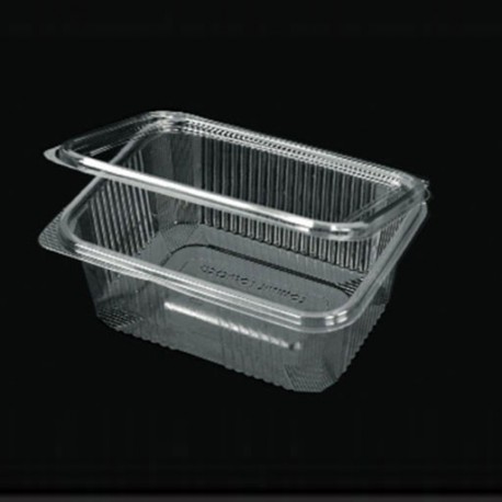 PET container 1250ml with intergrated lid 10pcs