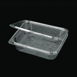PET container 750ml with intergrated lid 10pcs