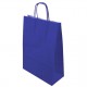 Τσάντα χάρτινη στριφτό μπλε