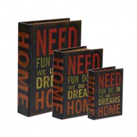 Wooden book with lining "Need fun"