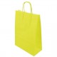 Paper bag twisted yellow