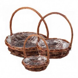 Basket with high handle