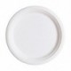 White paper plates 50pcs